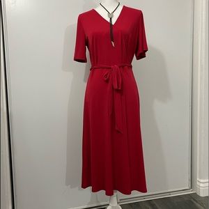 H&M Red Warp dress size Medium.
